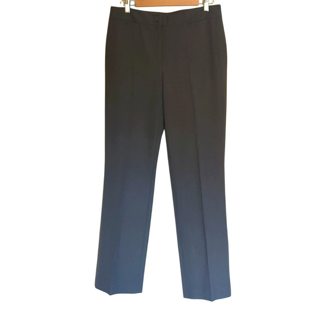 Talbot's Gray Heritage Style Work Straight Leg Pant Wool Blend Women's Size 10